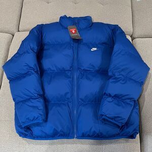 Nike Sportswear Club Futura Logo Puffer Jacket Men Size XL